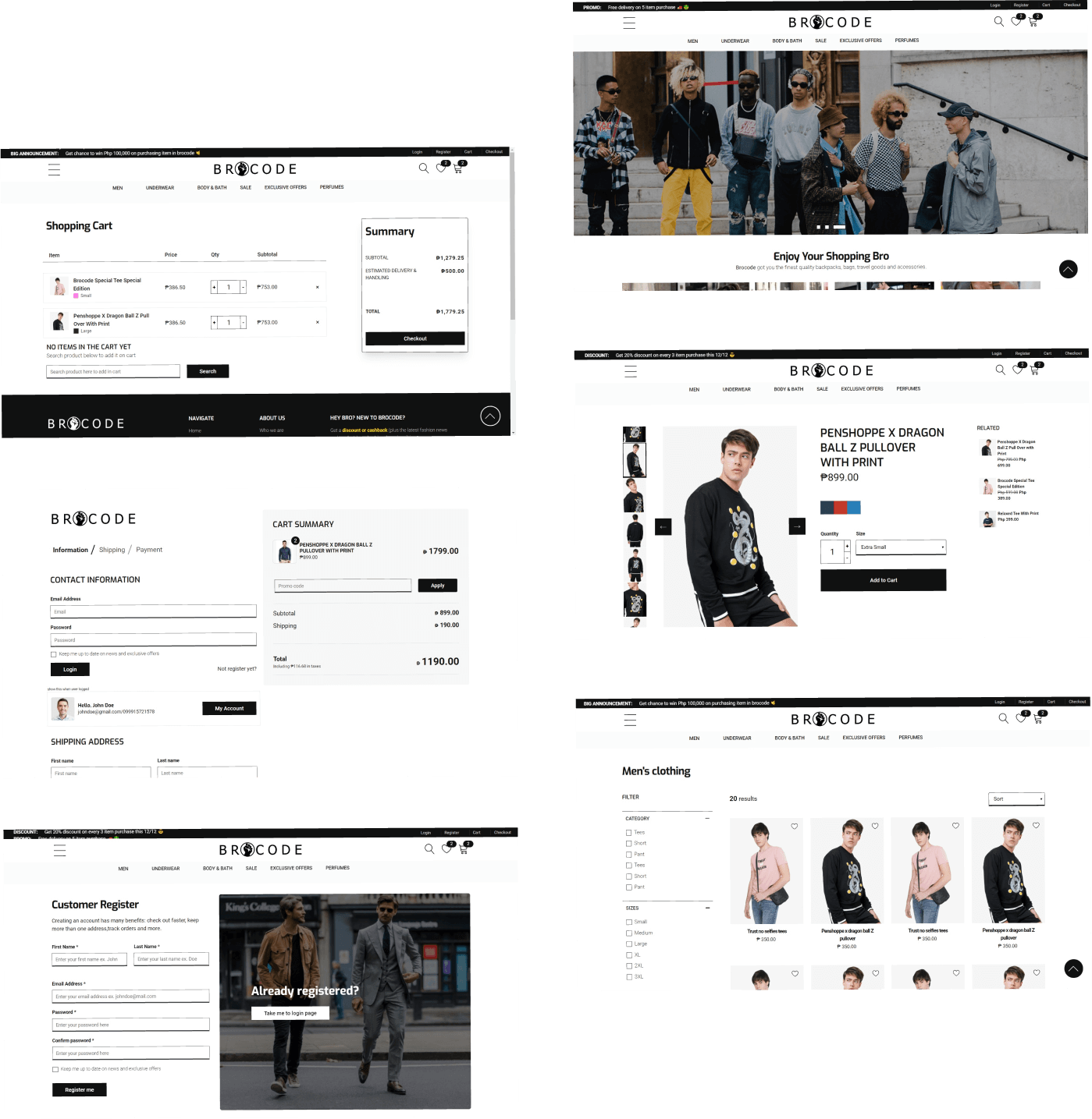 Brocode project screenshot