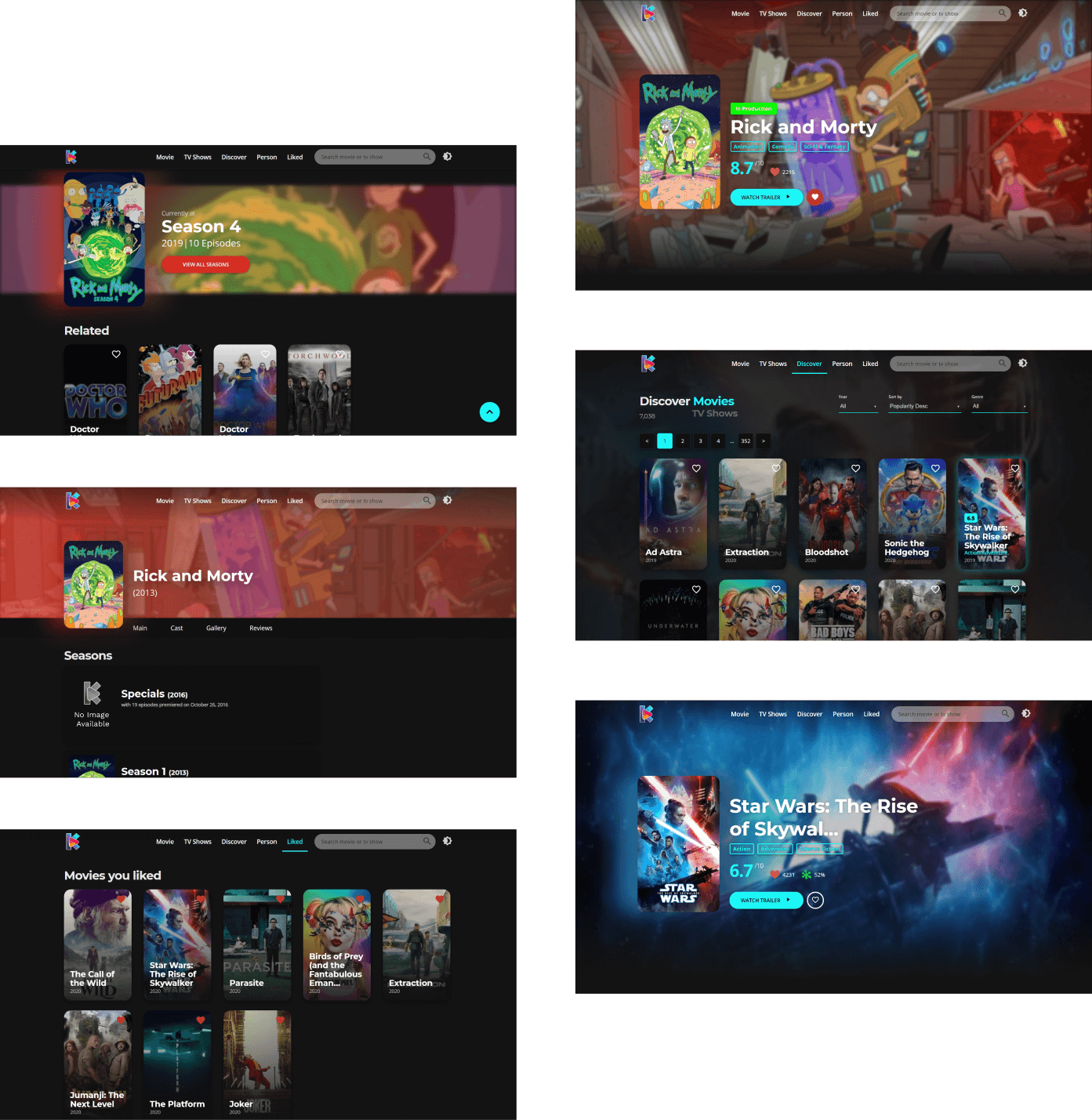 Knovie project screenshot