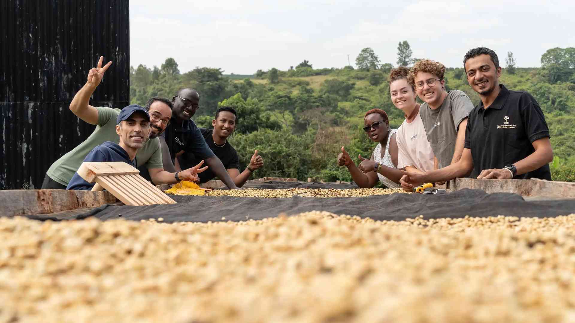 Coffee enthusiasts connecting at Torch Coffee