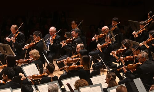 The TSO performs on stage at Roy Thomson Hall