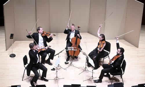 Five TSO musicians play a Chamber Soloist concert.