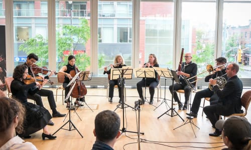 TSO musicians performing at CAMH