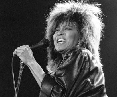 Tina Turner performing