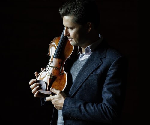 Julian Rachlin with his violin