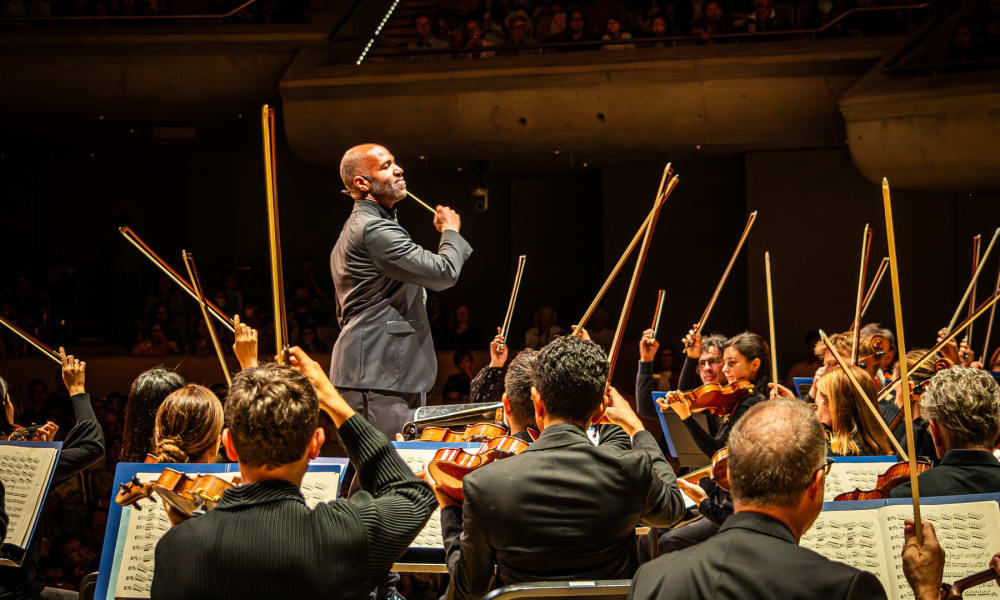 Daniel Bartholomew-Poyser conducting the TSO