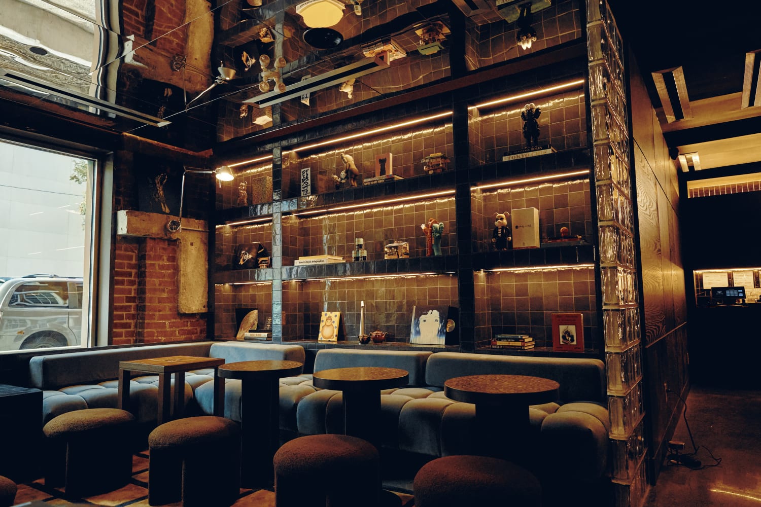 Interior of Mizunara restaurant
