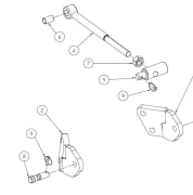 MONTERINGS KIT FENDT 700 SCR SERIE & FENDT 700 S4 SERIE OEM FRONT HYD.