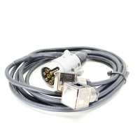 DIN PLUGG  3,2M Ledning   M/2 STK DIN PLUGG