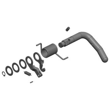 Tilhengerkobling - reservedeler Handle set