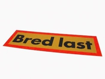 BRED LAST SKILT 900X300MM ALU.