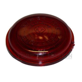 Glass baklykt rød