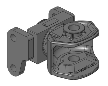 Hengerfeste - Clevis type Pluggable with console