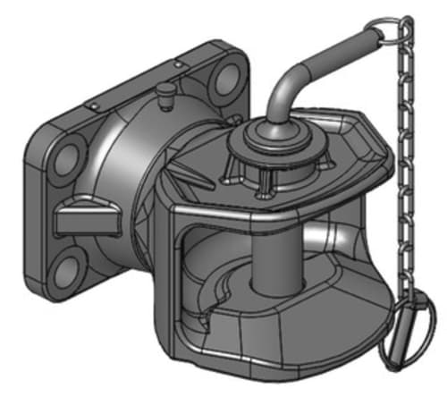 Hengerfeste - Clevis type Flens versjon