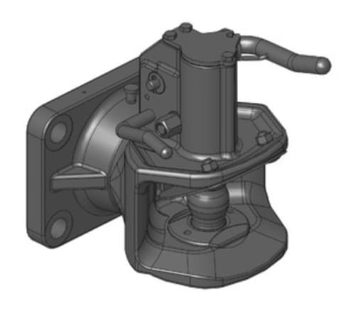Hengerfeste - Clevis type Flens versjon