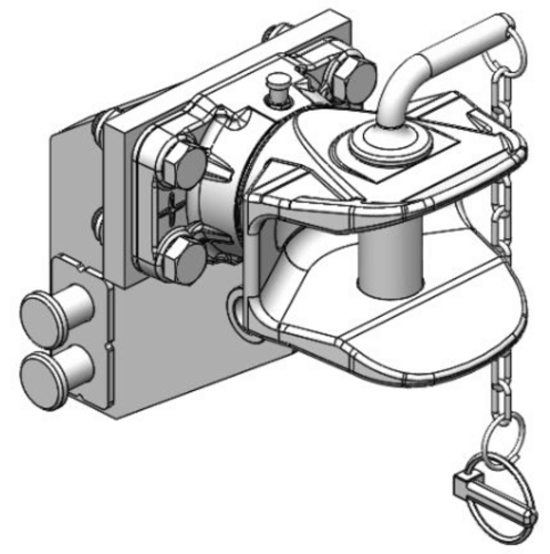 Hengerfeste - Clevis type Pluggable with console
