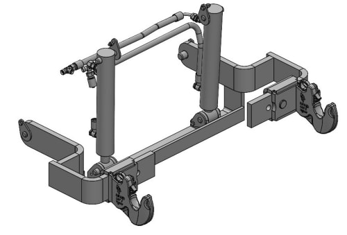 Trepunktsfeste Trekkstang feste
