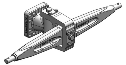 Trepunktsfeste Trekkstang feste