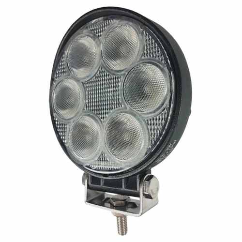 ARBEIDSLYKT LED 1440LM RUND 6X3W 10-30V