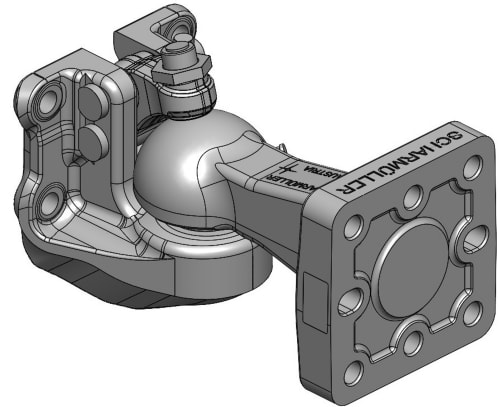 Komponenter og spesialløsninger Hengerkobling flens