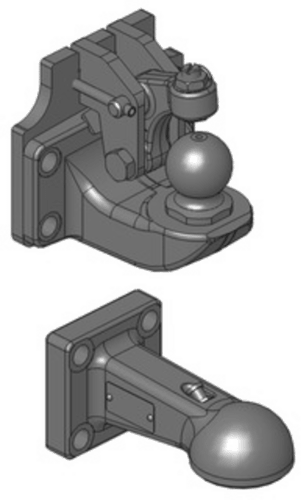 Komponenter og spesialløsninger Hengerkobling flens