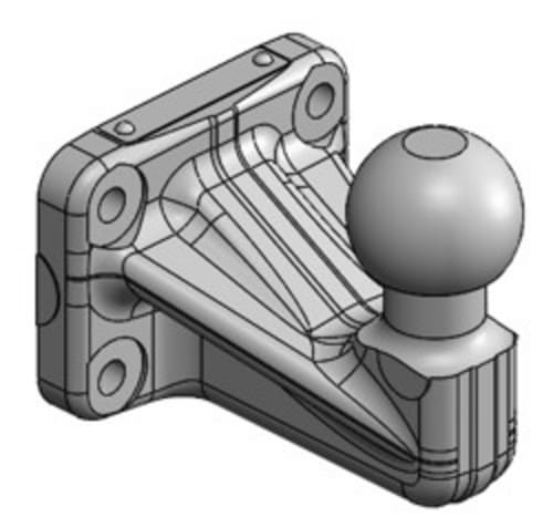 Komponenter og spesialløsninger ISO-50 bil hengerfeste