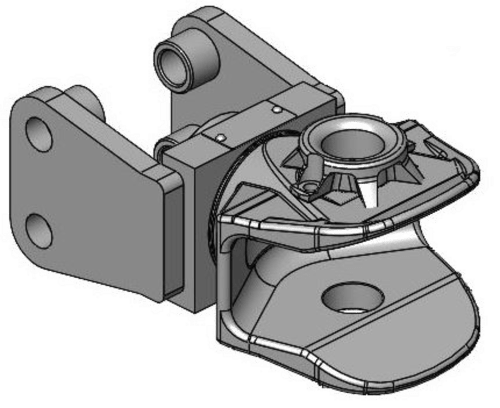 Hengerfeste - Clevis type Pluggable with console