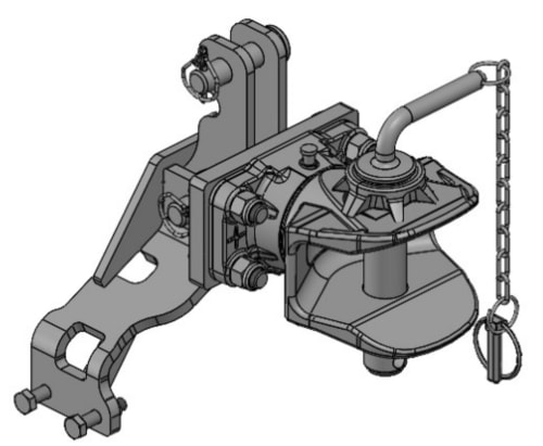 Hengerfeste - Clevis type Pluggable with console