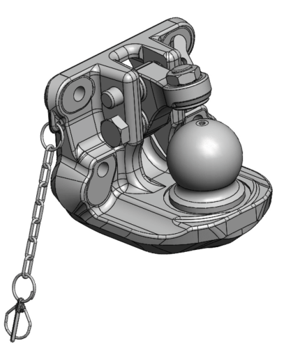 Komponenter og spesialløsninger Hengerkobling flens