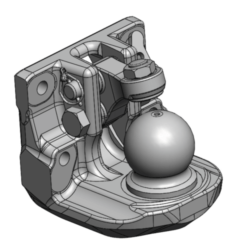 Komponenter og spesialløsninger Hengerkobling flens