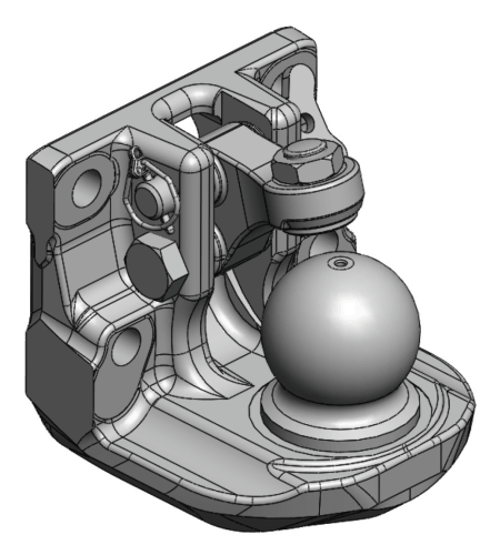 Komponenter og spesialløsninger Hengerkobling flens
