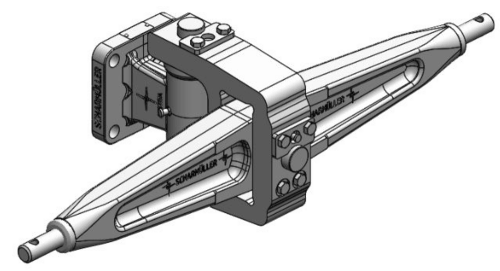 Trepunktsfeste Trekkstang feste