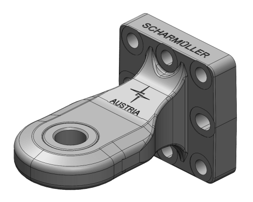TREKKØYE 110X100 LANDBRUKSDRAG 33MM GELENK