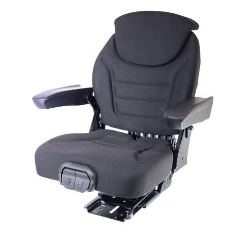 SETE GRÅ STOFF M/ARML M/HØYDEJUST