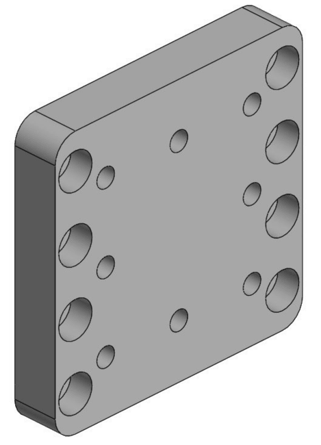Tilbehør Skruplate