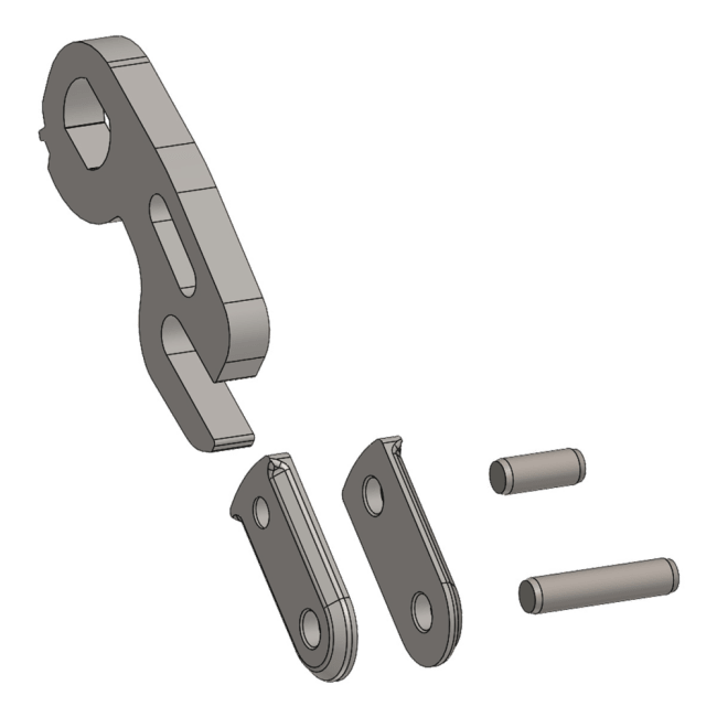 Tilhengerkobling - reservedeler Lever Set