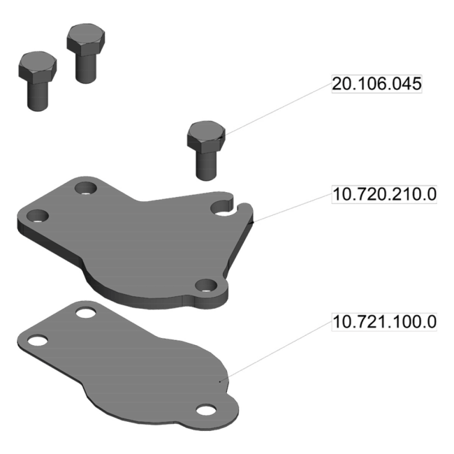 Tilhengerkobling - reservedeler Cap set