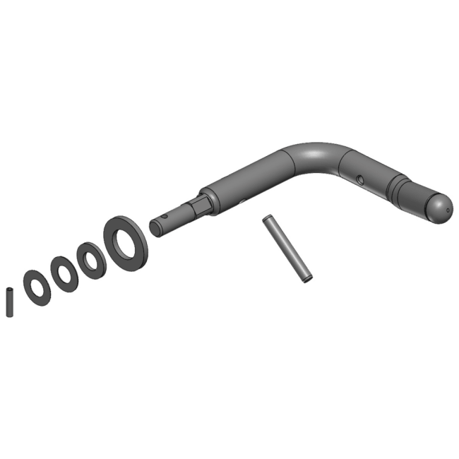 Tilhengerkobling - reservedeler Handle set