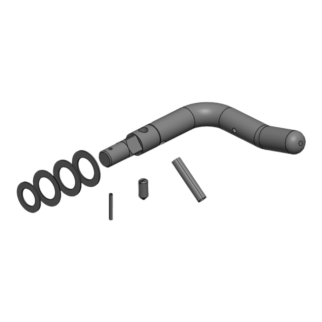 Tilhengerkobling - reservedeler Handle set