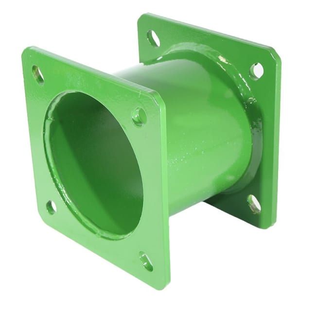 MELLOMRØR M/FLENST FIRKANTET Ø159 L=166