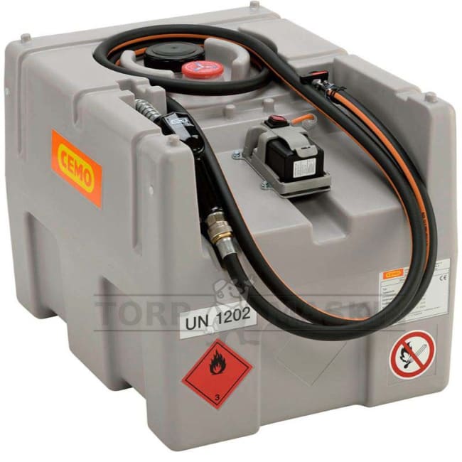 DIESELTANK 200L M/12V PUMPE OG BATTERI