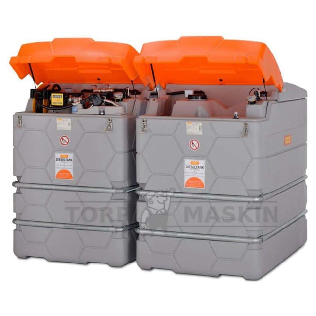 DIESELTANK CUBE 2X2500L PREMIUM