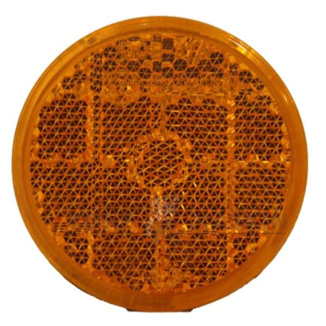 REFLEKS RUND ORANGE M/TAPE 50  MM