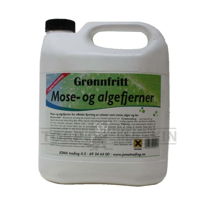 GRØNNFRITT MOSE & ALGEFJERNER 4 LITER