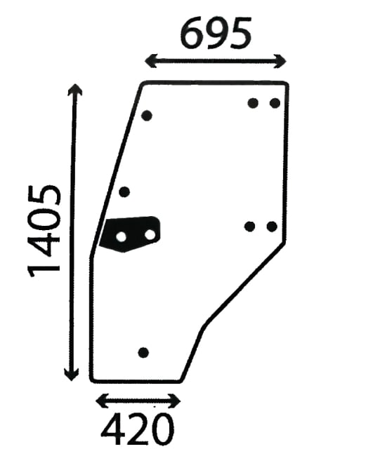 Dørrute venstre 1984-