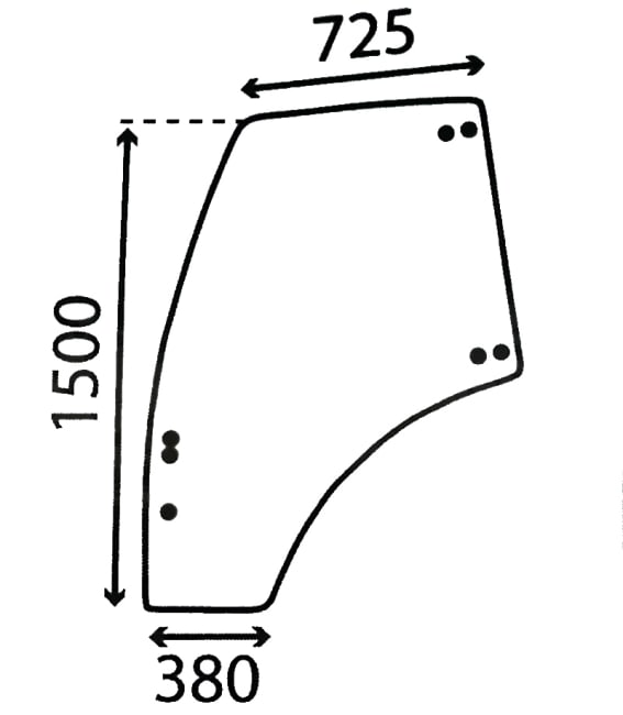 DØRRUTE DEUTZ 4.70- AGROTRON V.S.