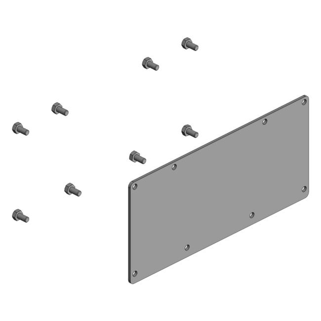 Tilhengerkobling - reservedeler Adapterplate Cover Set
