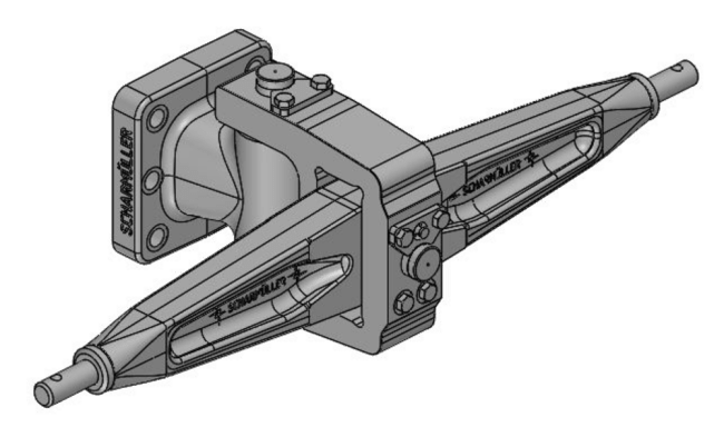 Trepunktsfeste Trekkstang feste