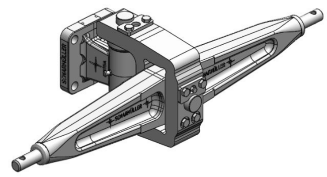 Trepunktsfeste Trekkstang feste