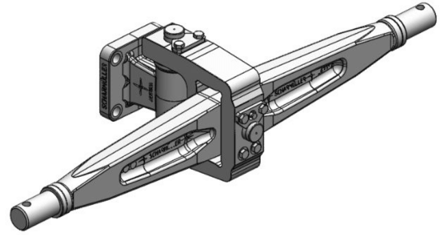 Trepunktsfeste Trekkstang feste