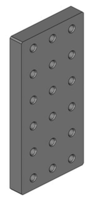 SVEISEPLATE 110X100 4-POSISJONER